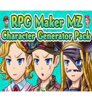 RPG MAKER MZ - Character Generator Pack DLC Steam Key GLOBAL